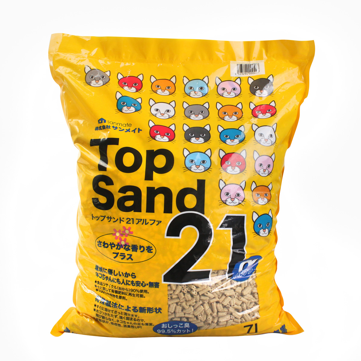 波奇网 宠物用品日本莎美特环保豆腐渣猫砂7L吸湿除臭猫沙