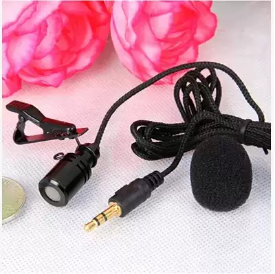 Metal collar clip game voice computer microphone microphone microphone head wearing bee head wearing microphone