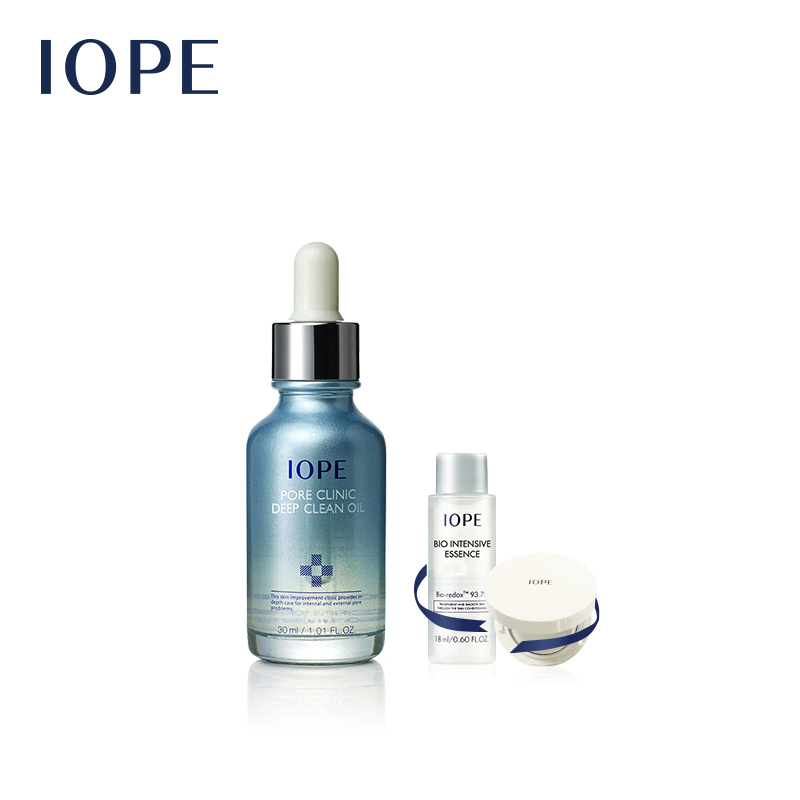 IOPE柔护祛黑头洁面油30ml 清除污垢角质黑头 保持毛孔清洁