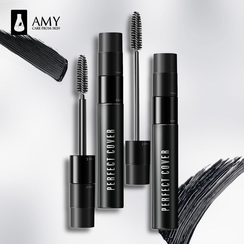 Amy/安美睫毛膏防水不晕染持久纤长卷翘浓密正品 初学者易卸妆
