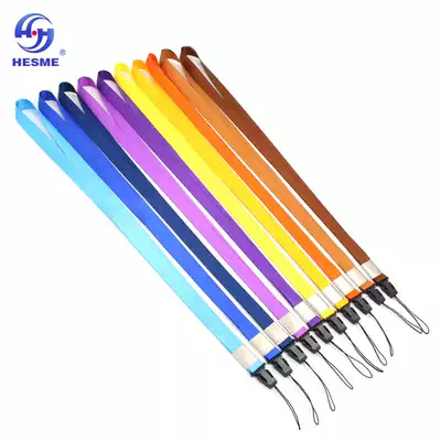 Fit beauty custom products 1 5 wide mobile phone head lanyard card sleeve with chest card hanging work permit rope ID card sleeve rope Brand sling