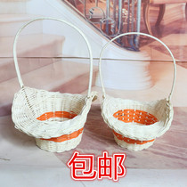 Egg Basket Dance Props Flower Basket Dancing Flower Basket Rattan Flower Basket Luofuxing Basket Picking Wei Dance Flower Basket