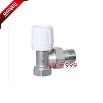*Zhejiang Xinfan *All copper manual temperature control valve straight angle foreign trade export heating piece accessories
