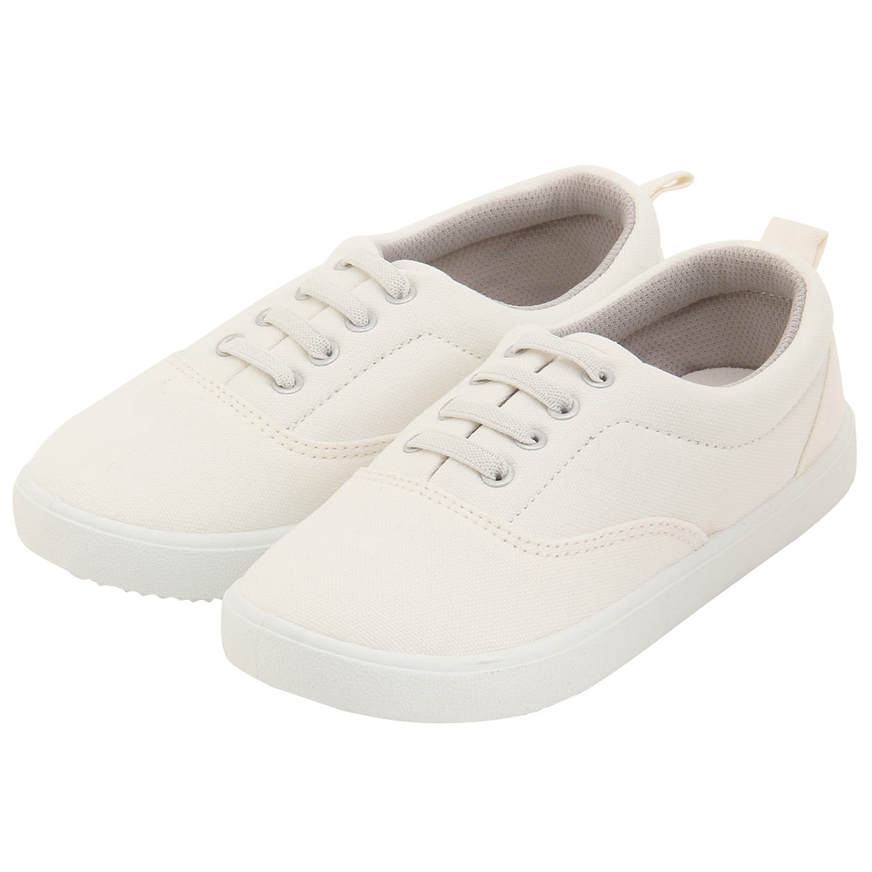 无印良品 MUJI 少年 舒适合脚棉布运动鞋