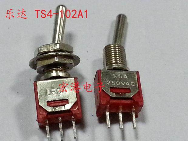 Leda TS4-102A1 Minimum button switch 3-pin single-pole double-throw SMTS-102