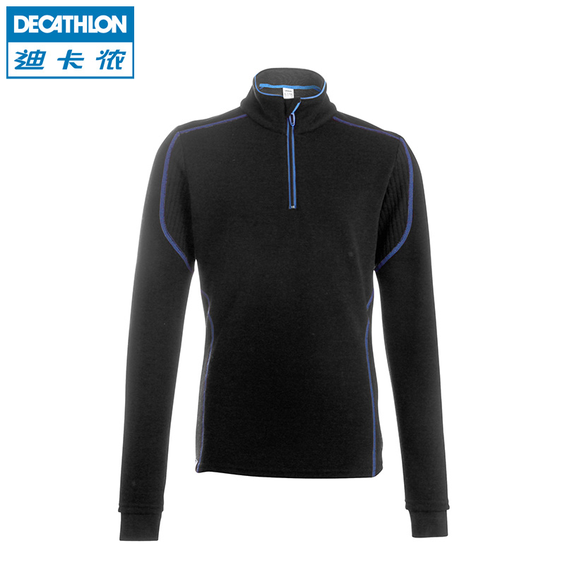 迪卡侬 滑雪保暖舒适儿童内衣 羊毛组成 男女童同款 WED'ZE