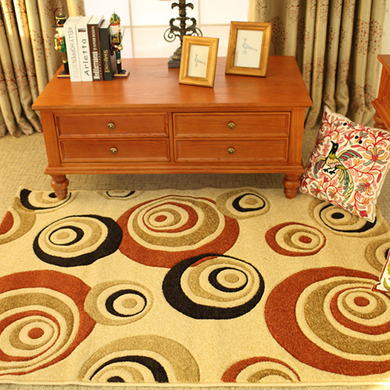 Modern simple American carpet Living room Coffee table Bedroom study mat Cut flower carpet