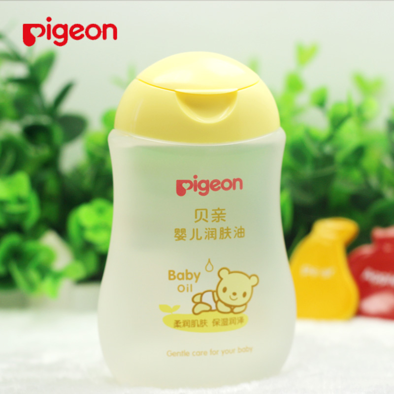 贝亲润肤油100ml 婴儿润肤油按摩油 宝宝抚触专用ia105纯天然