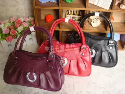 New elderly mother mother-in-law Hand bag buy vegetable bag mahjong bag handbag pocket zipper handbag