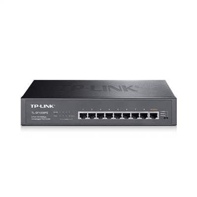TP-LINK TL-SF1009PE 9-port 100-megabit non-network management POE switch
