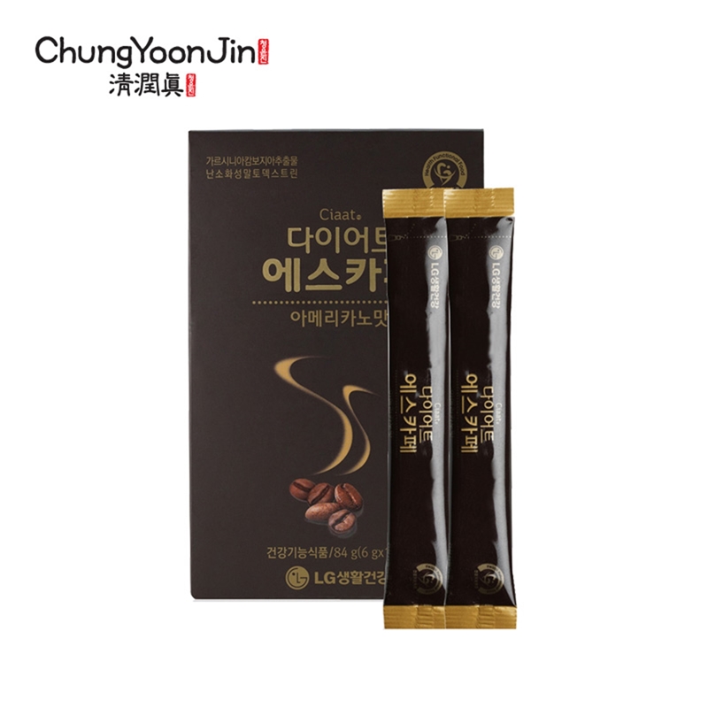 韩国LG正品ChungYoonJin清润真 CIAAT瘦身速溶咖啡