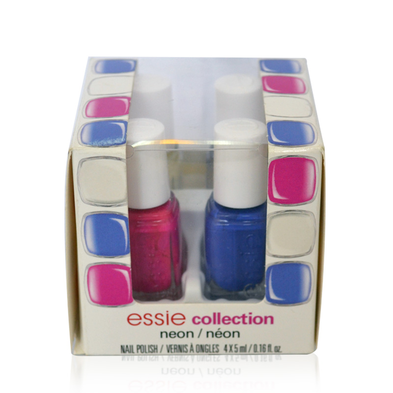 ESSIE艾茜夏日霓虹系列指甲油迷你*4瓶  礼盒装持久快干不掉色