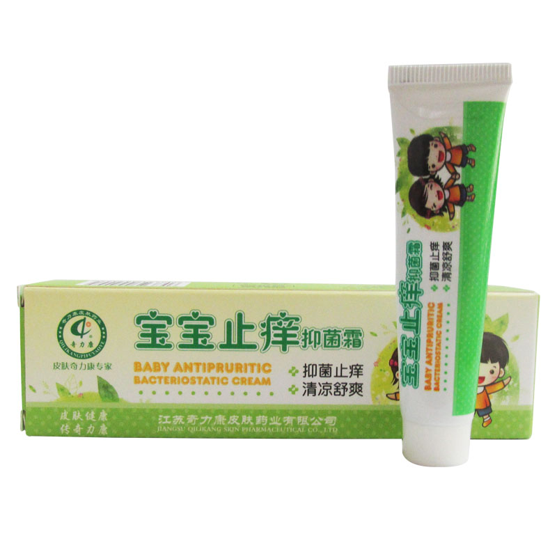 奇力康 宝宝止痒抑菌霜    去痱清凉舒爽 15g