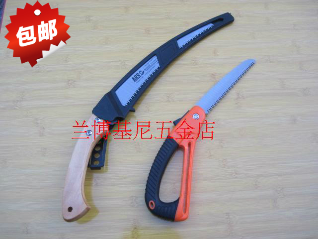 High-quality wooden handle handsaw with radians with plastic saw sheath Sheath Folded Saw Handsaw Fruit Tree Saw