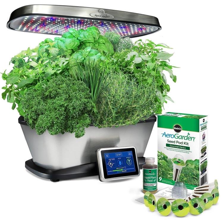 American AeroGrow indoor desktop soilless cultivation green organic smart seed planter planter Bounty