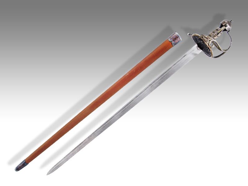 The Hanway Metal Cromwell sword is not cutting edge-Taobao