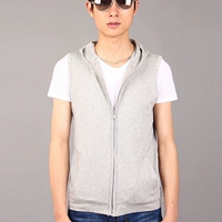 Mùa xuân và mùa hè cotton trùm đầu vest nam phiên bản Hàn Quốc của áo không tay giản dị áo vest vest - Áo vest cotton áo khoác ghi lê nam
