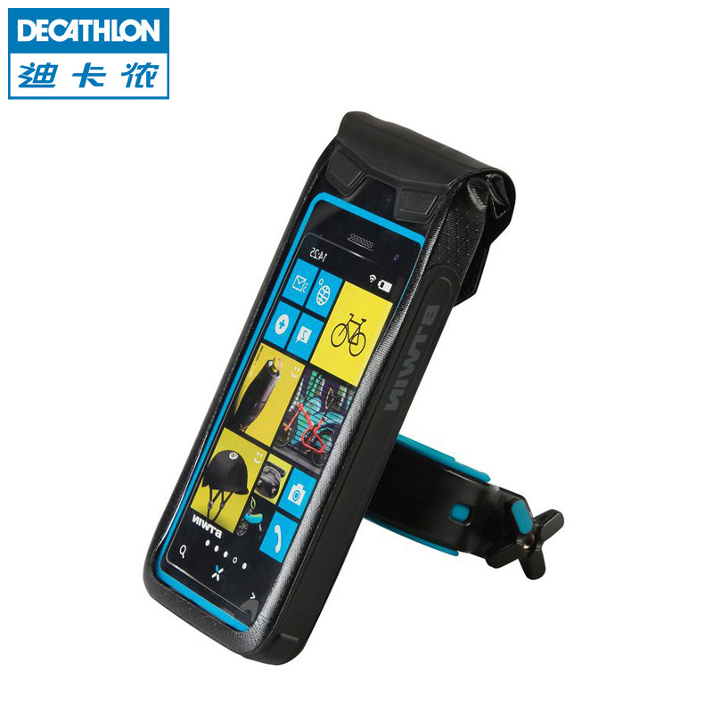 迪卡侬正品 自行车通用手机支架 防水袋 防水手机套 防震 A BTWIN
