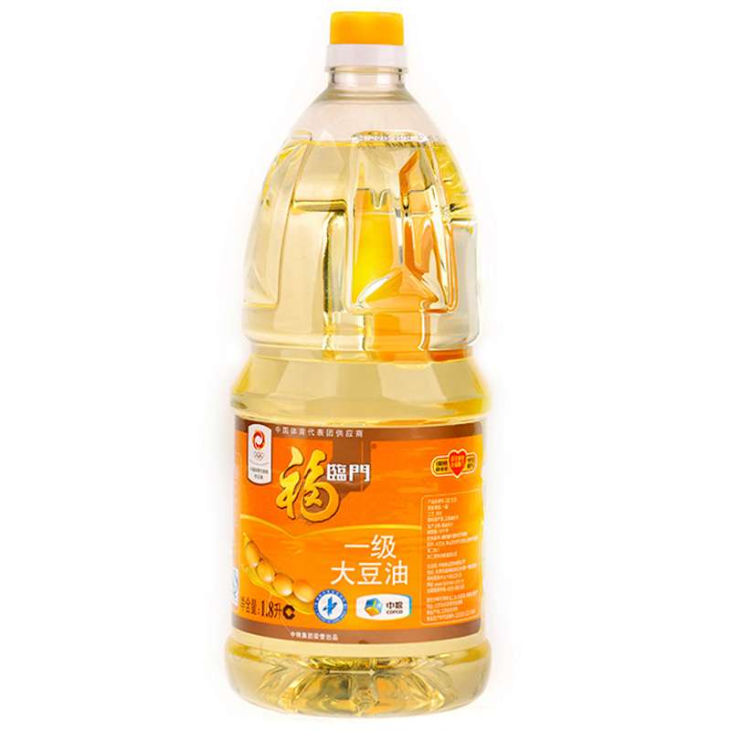 【苏宁易购】福临门 一级大豆油 1.8L