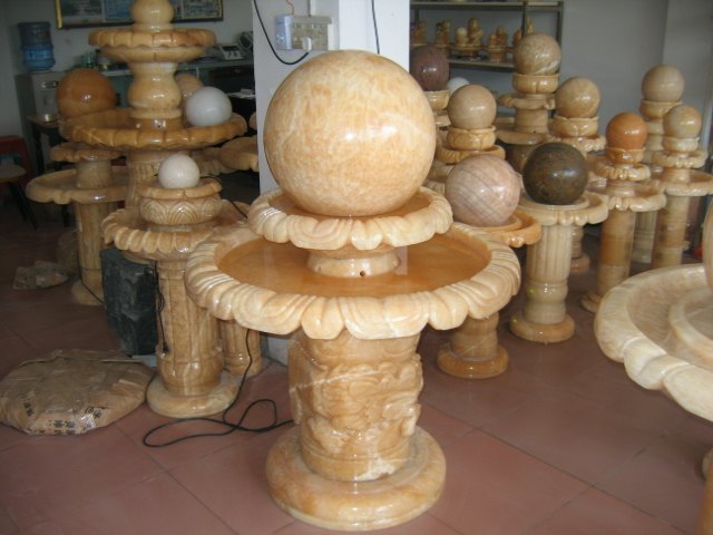 Garden water feature Pool fountain Jade fountain Running water Bonsai Feng Shui Ball Foyer lucky landscape