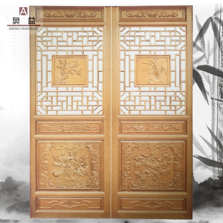 Usd 104 91 Dongyang Wood Carving Xuanguan Partition Flower Grid Plate Tv Background Wall Solid Wood Screen Screen Door And Window Decoration Wholesale From China Online Shopping Buy Asian Products Online