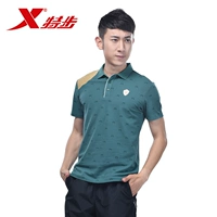 Xtep nam T-Shirt ngắn tay đích thực mùa hè mới polo áo sơ mi giản dị xu hướng mùa hè ve áo thoải mái thể thao ao thun polo