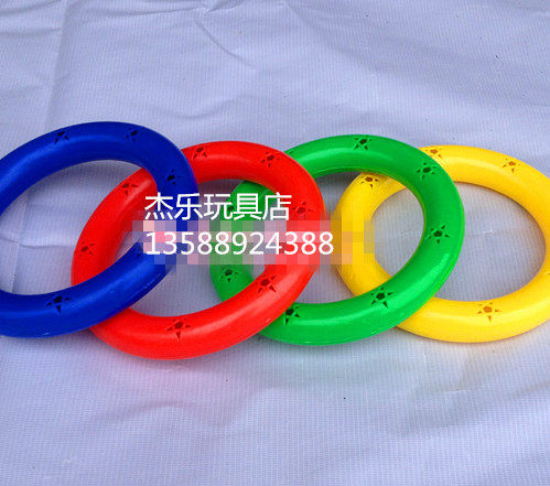 Kindergarten Supplies Plastic Fitness Seven Color Sleeves Collar Toys Children Morning Drills Instruments Sound Gymnastics Loop