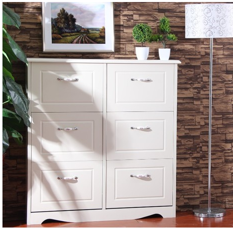 Eurostyle ultra-thin baking lacquered Korean style American-style GENGUAN PARTITION MODERN MINIMALIST BAKING LACQUERED IMITATION ANTIQUE TURO SHOES CABINET