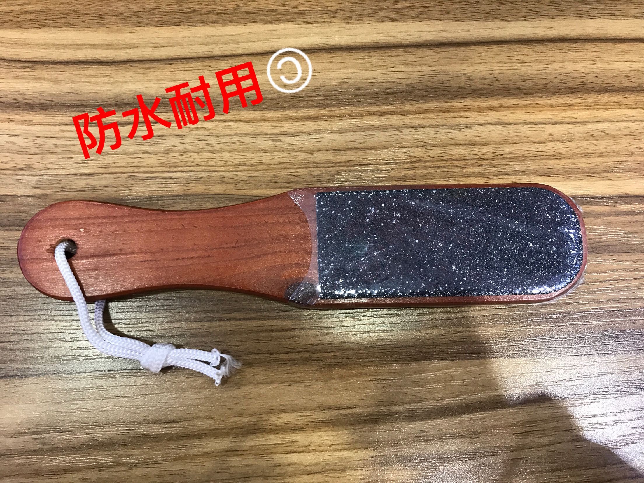 Mahogany rubbing board, exfoliating tool, nail shop, pedicure shop, special dead skin artifact, double-sided material