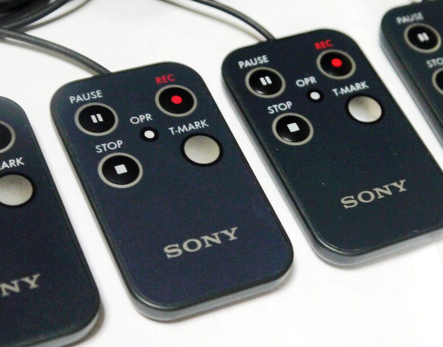 Sony Sony m10 D50 D100 Voice recorder remote control original pcm-001 wire control