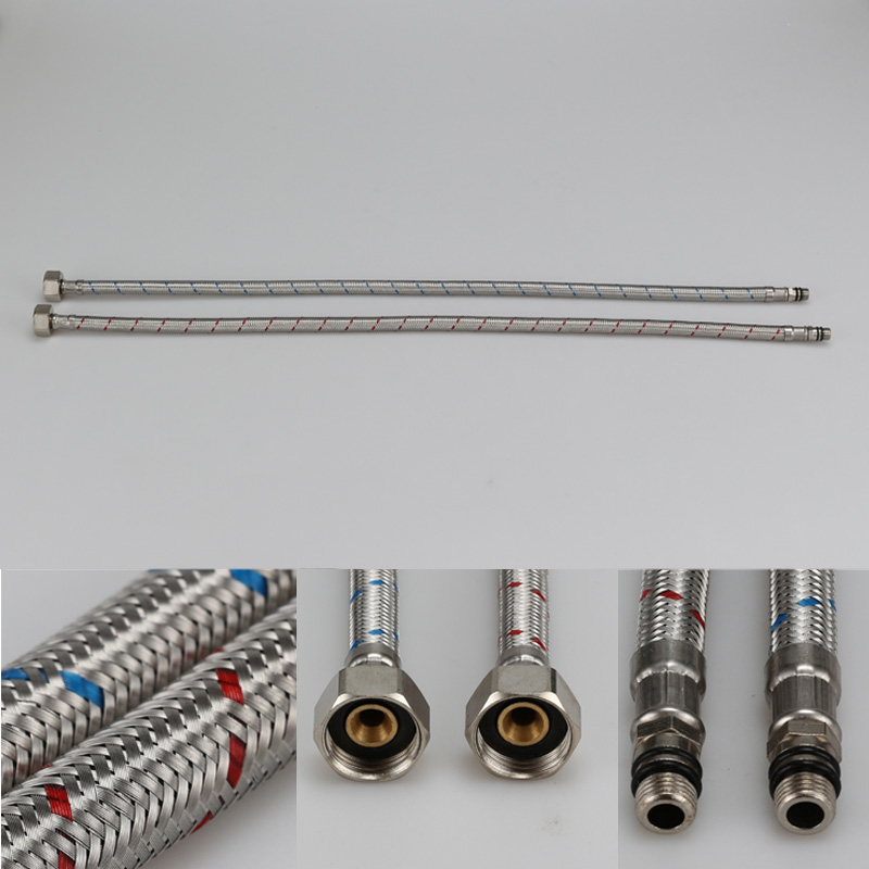 German BLAUBUCHT304 stainless steel hot and cold tap water inlet hose resistant to high temperature resistance 60CM long