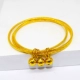 Vòng đeo tay nữ vàng Sansheng III Việt Nam Trang sức Shajin lắc với cùng trang sức Vòng đeo tay di sản màu đỏ - Vòng đeo tay Cuff chuỗi đeo tay Vòng đeo tay Cuff
