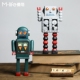 ins Mỹ Robot retro phòng ngủ đạo cụ mô hình phòng đồ trang trí nhỏ Bắc Âu trang trí nhà sáng tạo tiệm đồ dcor Trang trí nội thất