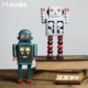 ins Mỹ Robot retro phòng ngủ đạo cụ mô hình phòng đồ trang trí nhỏ Bắc Âu trang trí nhà sáng tạo