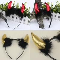 Halloween Prom Cung cấp Lễ hội Mũ nón đỏ Sừng headband Tóc Tie Phụ kiện tóc Mũ mũ COS Đạo cụ - Sản phẩm Đảng / Magic / Hiệu suất đồ halloween