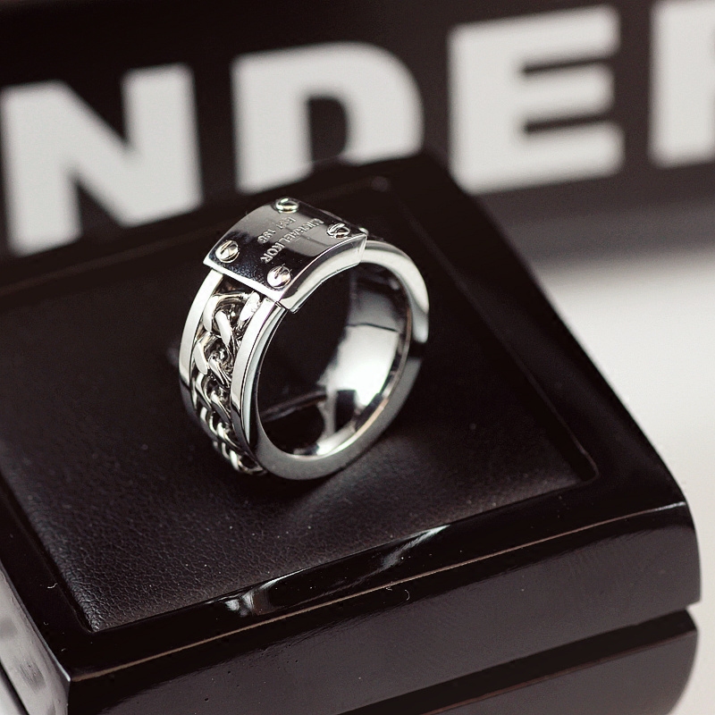 Bague mixte OTHER   en Acier au titane - Ref 3087045 Image 4