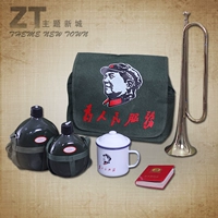 Retro hoài cổ trang trí trang trí ấm đun nước hiệu suất sân khấu hiệu suất chụp ảnh studio chụp ảnh đạo cụ Chủ tịch Mao trích dẫn trang trí phòng ngủ nhỏ không giường