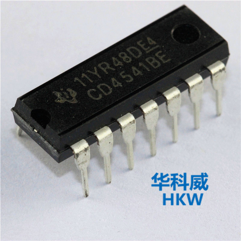 Clock can be programmed with timer chip CD4541BE CD4541 straight plug