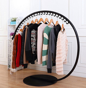 Venus Wrought iron coat rack Floor hanging clothes rack Creative hangers Indoor simple fashion clothing store display rack