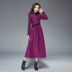 Mùa thu đông 2018 mới áo khoác cashmere dày mỏng dài mùa đông nữ qua eo dài đến eo là áo khoác len mỏng