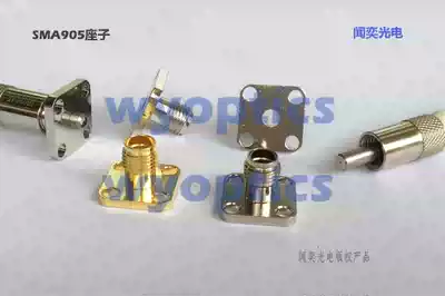 SMA 905 seat sub SMA flange adapter interface female head instrument seat sub optical instrument hole