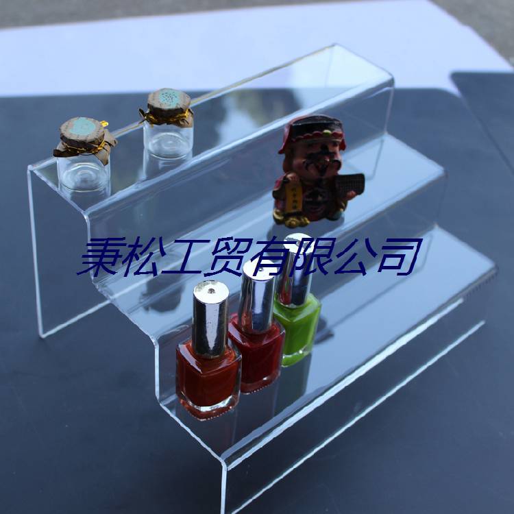 Acrylic Booth Cosmetics Booth Jewelry Booth Chicken Booth Three-storey Ladder Booth Display Rack