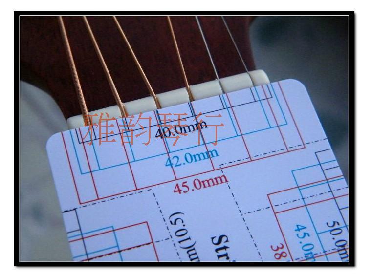 Folk Guitar Classical Guitar electric guitar Guitar Strings measuring string distance card ruler Stainless Steel Caliper