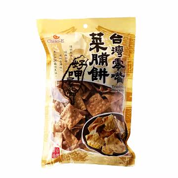 巧益 台湾零嘴菜脯饼 190g官网直邮进口