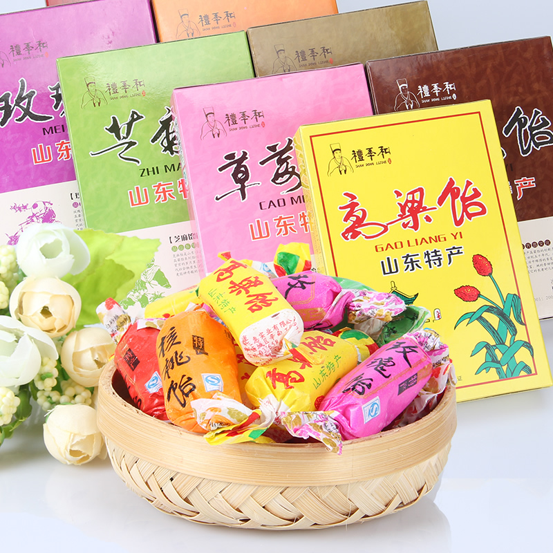 Shandong specialty production season and sorghum Cha Gusu sweet 120g*8 box of 8 flavors selected Mid Autumn