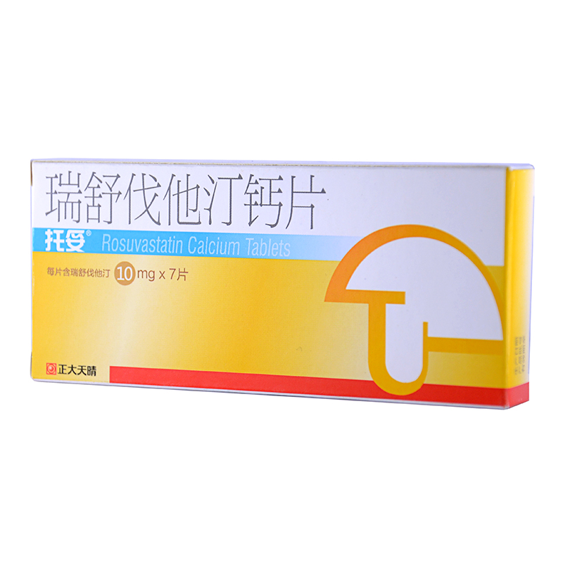 托妥 瑞舒伐他汀钙片 10mg*7片/盒