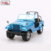 Bimei Gao 1:24 JEEP Mô hình xe hợp kim Wrangler Mô hình xe mô phỏng tĩnh Jeep