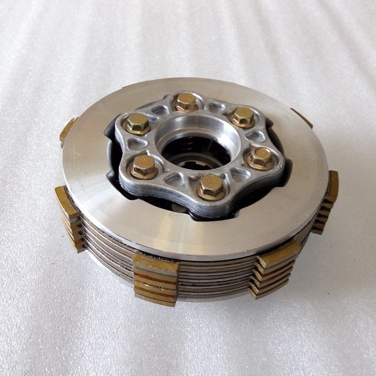 Bag quality CG150 CG200 six columns widening with iron through oil clutch small ancient assembly clutch core
