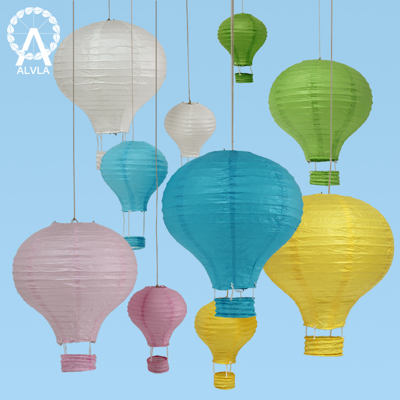 Alula hot air balloon pendant wedding decoration paper lantern kindergarten children diy handmade material lantern handmade