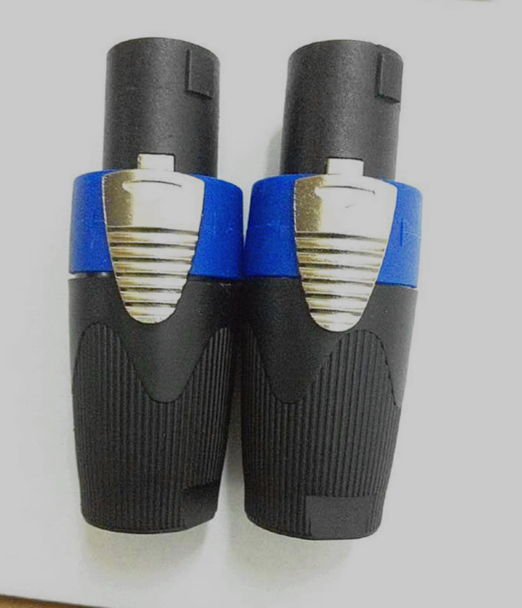 Four-core sound professional speaker audio pick up NL4FC sound wire joint power amplifier Carnon head Ohm connector